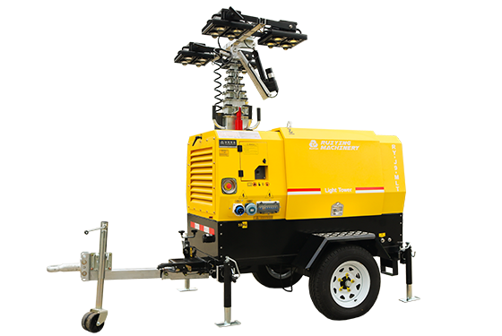 Diesel Power & Hydraulic Type Light Tower Unit