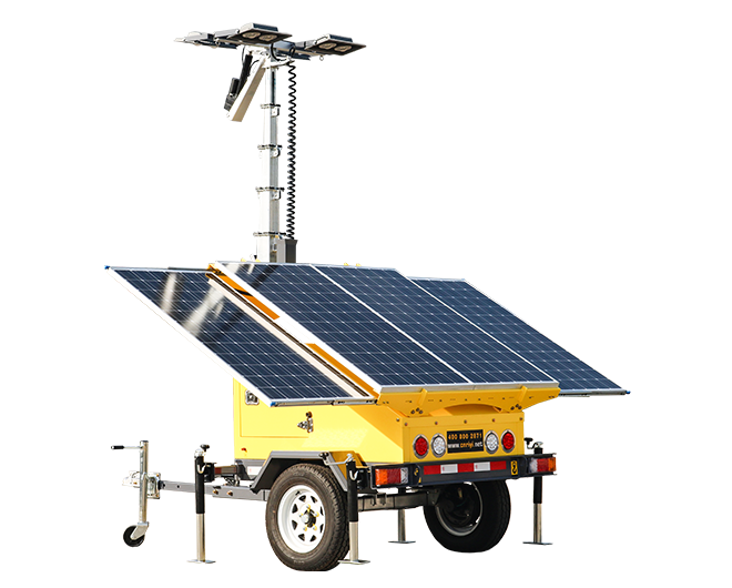 Solar Type & Manual Lifting Light Tower Unit