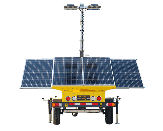 Solar Type & Manual Lifting Light Tower Unit